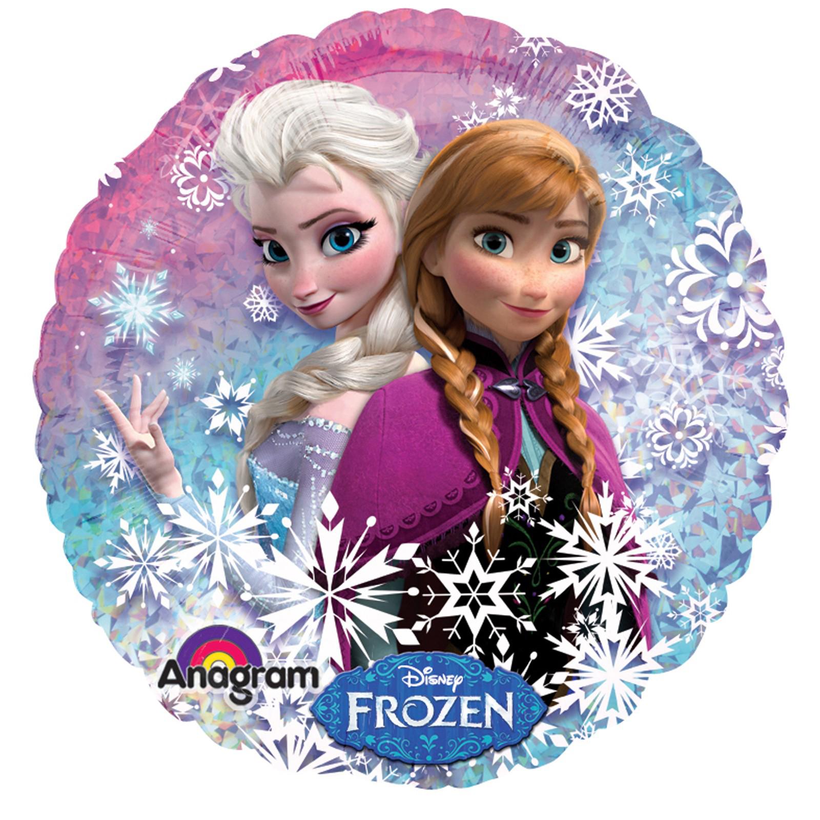Frozen Holographic Foil 18in Balloons & Streamers - Party Centre