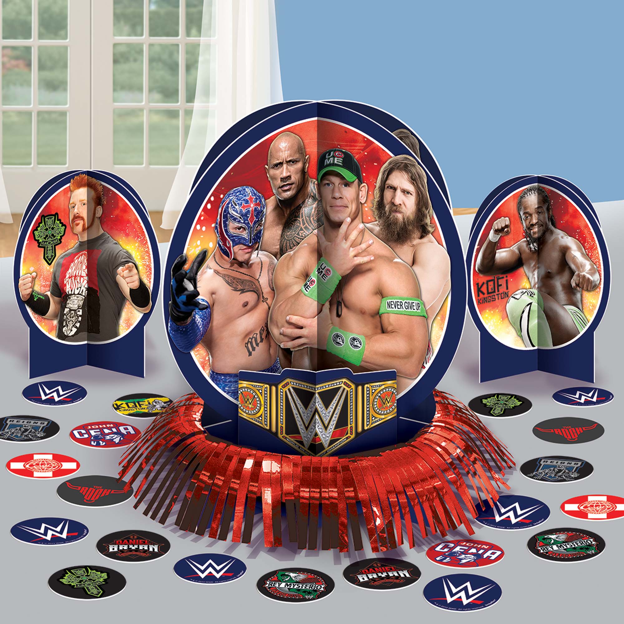 WWE Party Table Decorating Kit