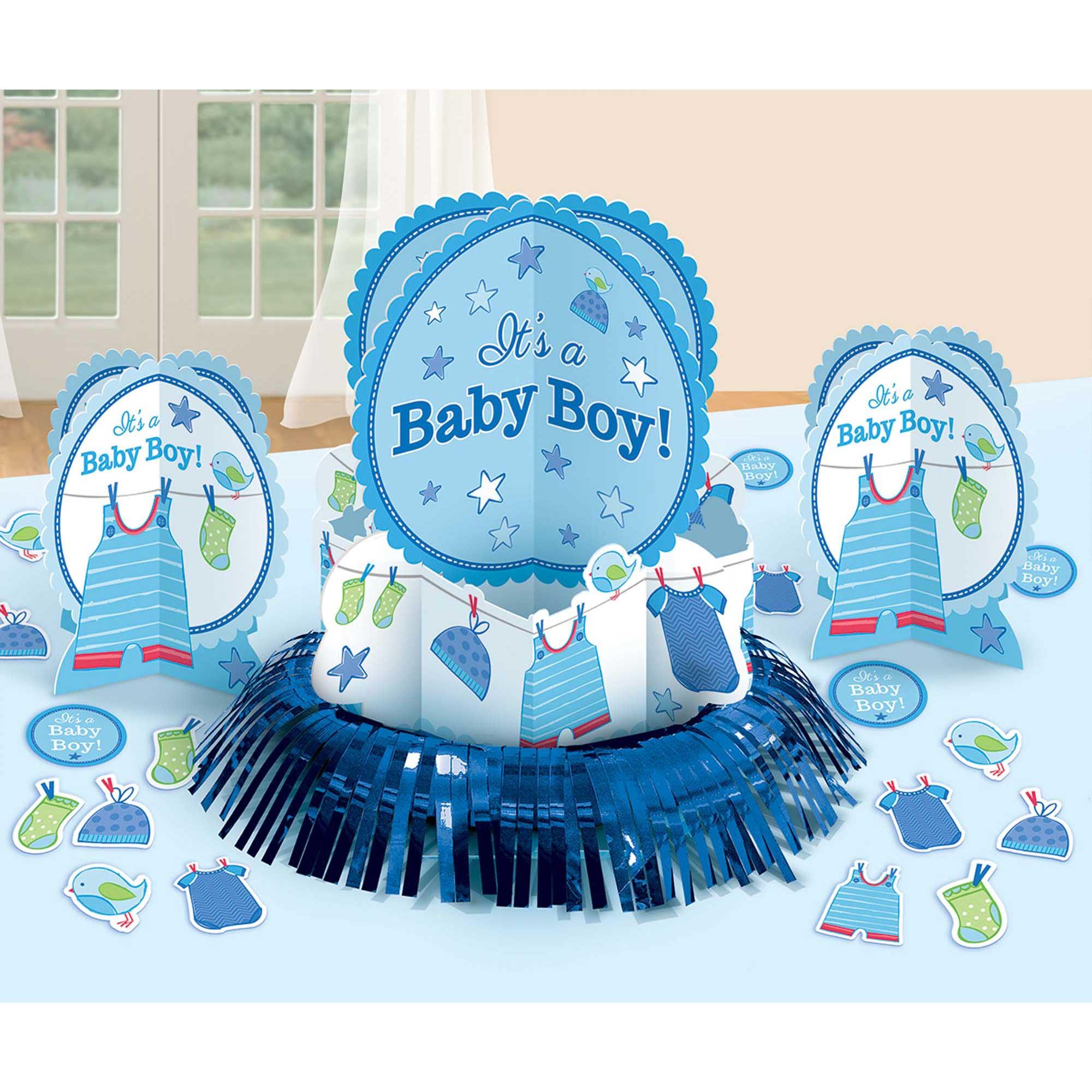 Shower With Love Boy Table Decorating Kit