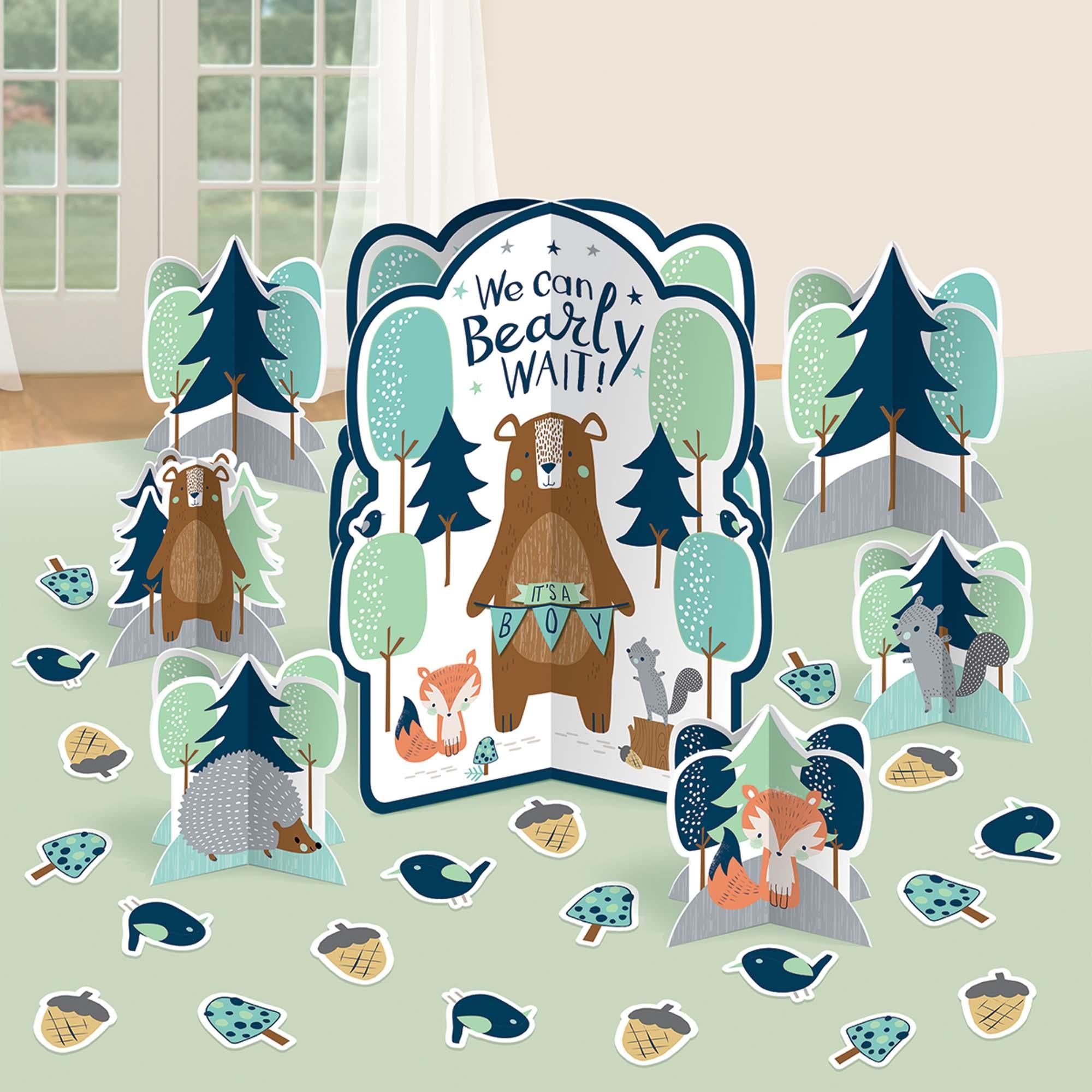 Baby Shower - Bear-ly Wait Boy Table Decorating Kit