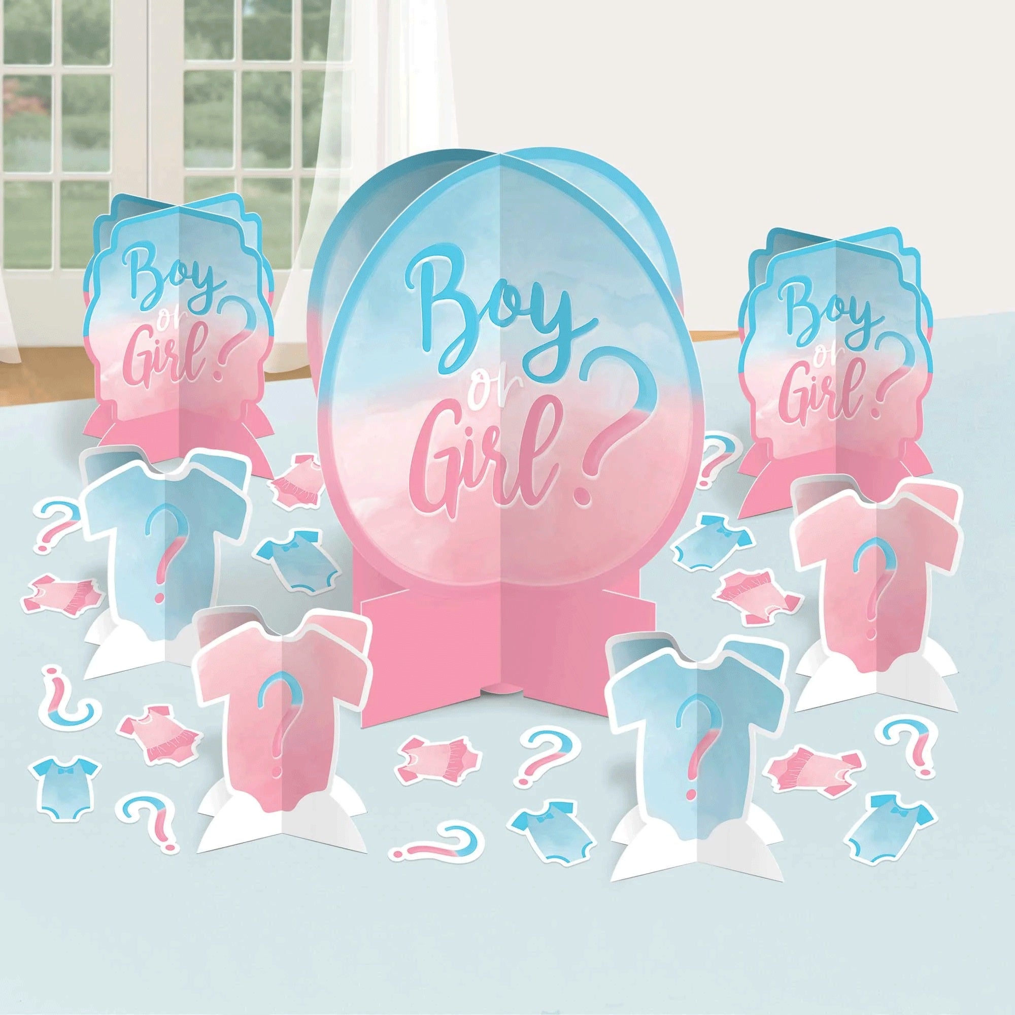 The Big Reveal Table Centerpiece Decorating Kit