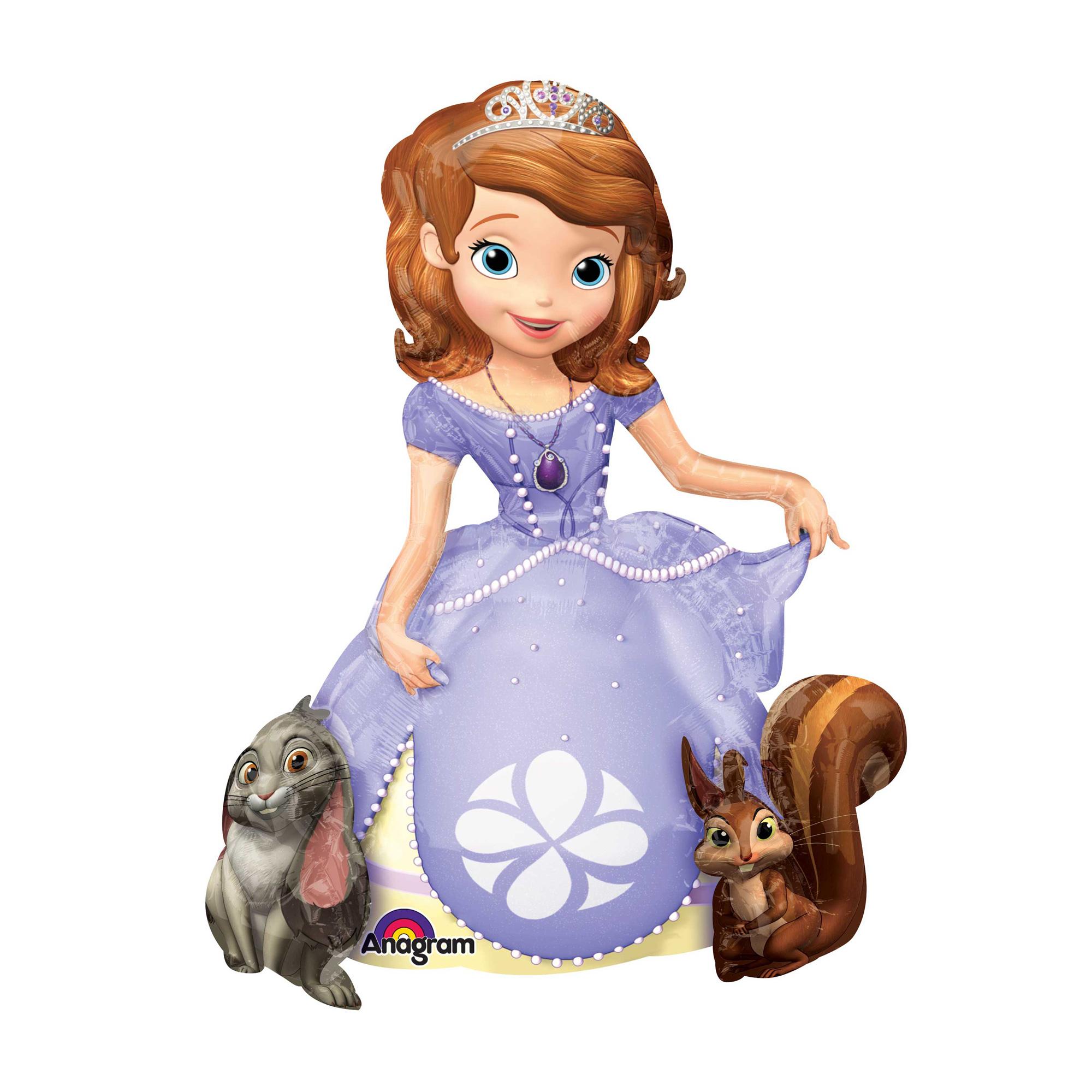 Sofia The First Airwalker Balloons & Streamers - Party Centre
