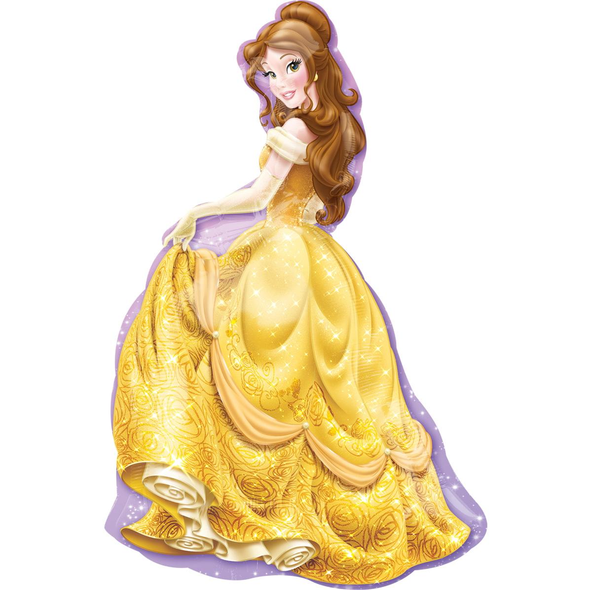 Princess Belle Supershape Foil Balloon Balloons & Streamers - Party Centre