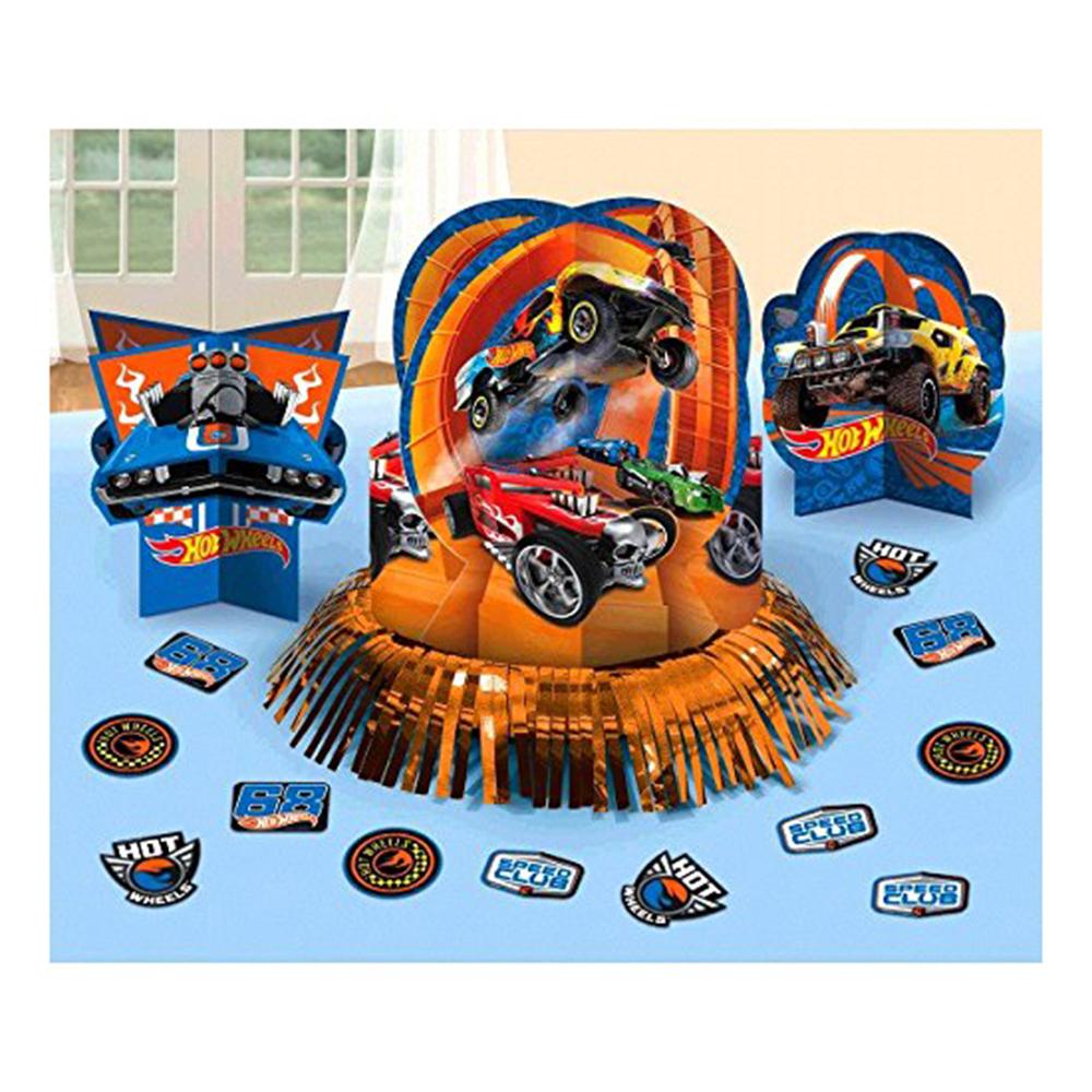 Hot Wheels Table Decorating Kit Decorations - Party Centre