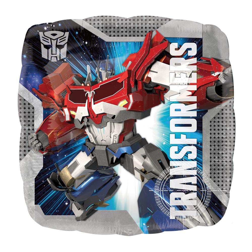 Transformers Animated Square Foil Balloon 18in Balloons & Streamers - Party Centre