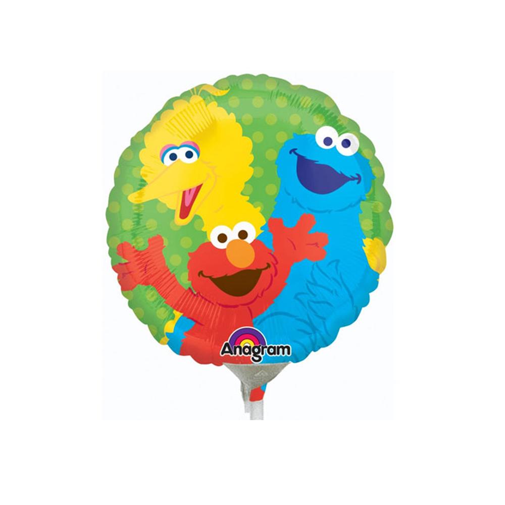 Sesame Street Gang 9in Balloons & Streamers - Party Centre
