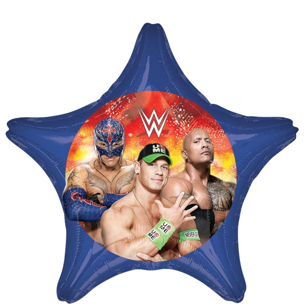WWE Group Star Jumbo Foil Balloon 28in Balloons & Streamers - Party Centre