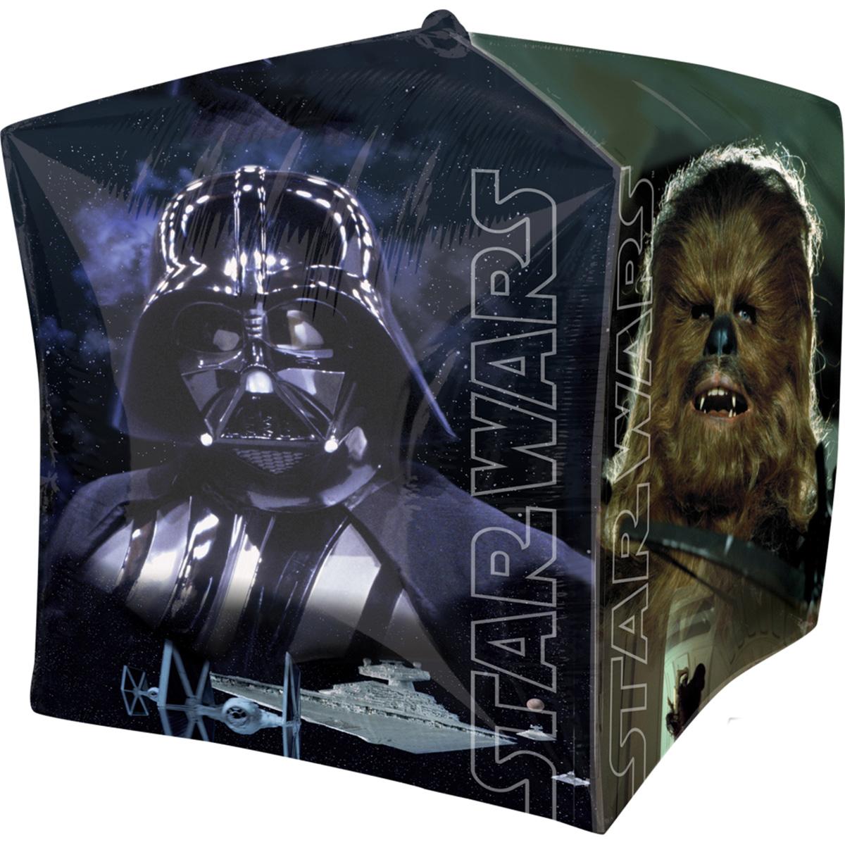 Star Wars Ultra Shape Cubez Balloon 15in Balloons & Streamers - Party Centre