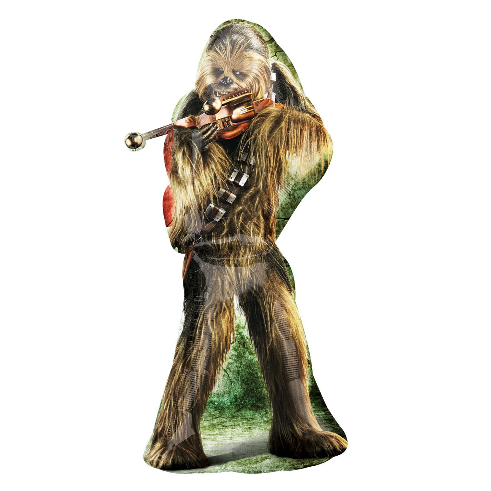 Star Wars Chewbacca SuperShape Balloon 43x96cm Balloons & Streamers - Party Centre