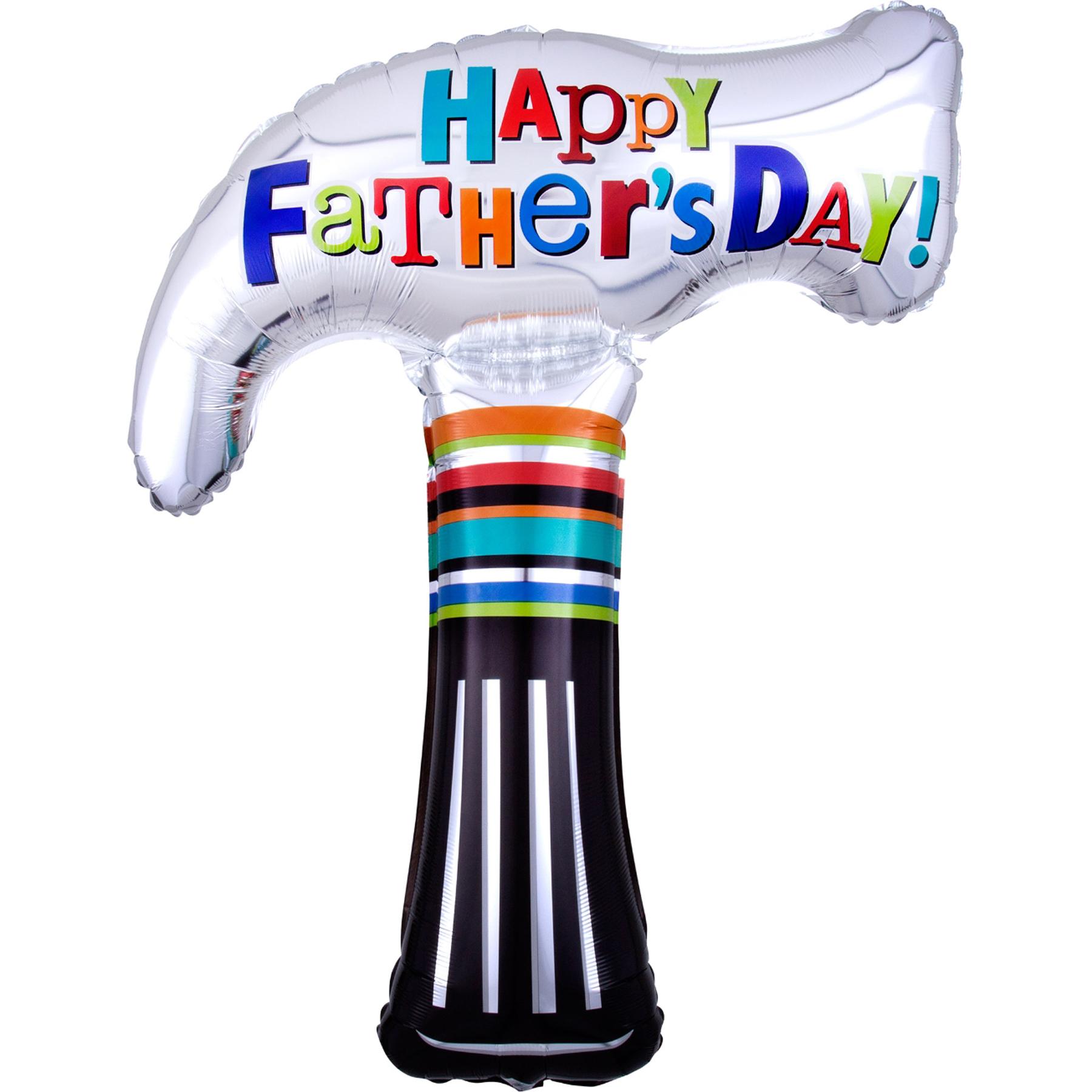 Happy Father's Day Hammer SuperShape 71x88cm Balloons & Streamers - Party Centre