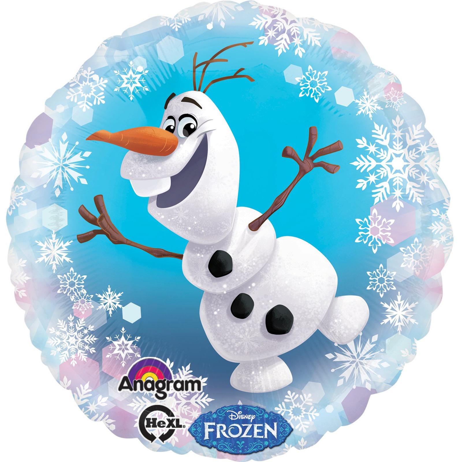 Disney Frozen Olaf Foil Balloon 18in Balloons & Streamers - Party Centre
