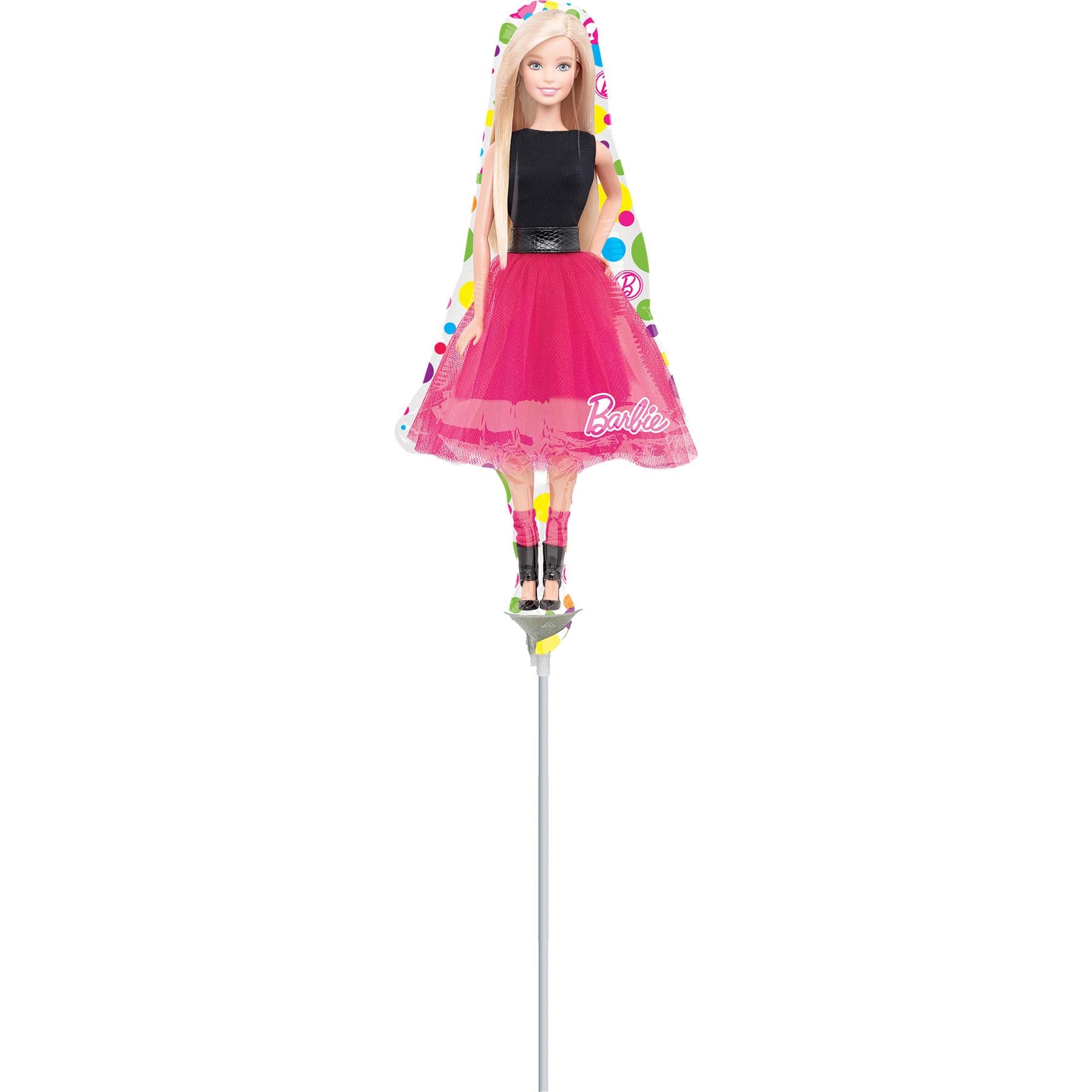 Barbie Sparkle Mini Shape Balloon Balloons & Streamers - Party Centre