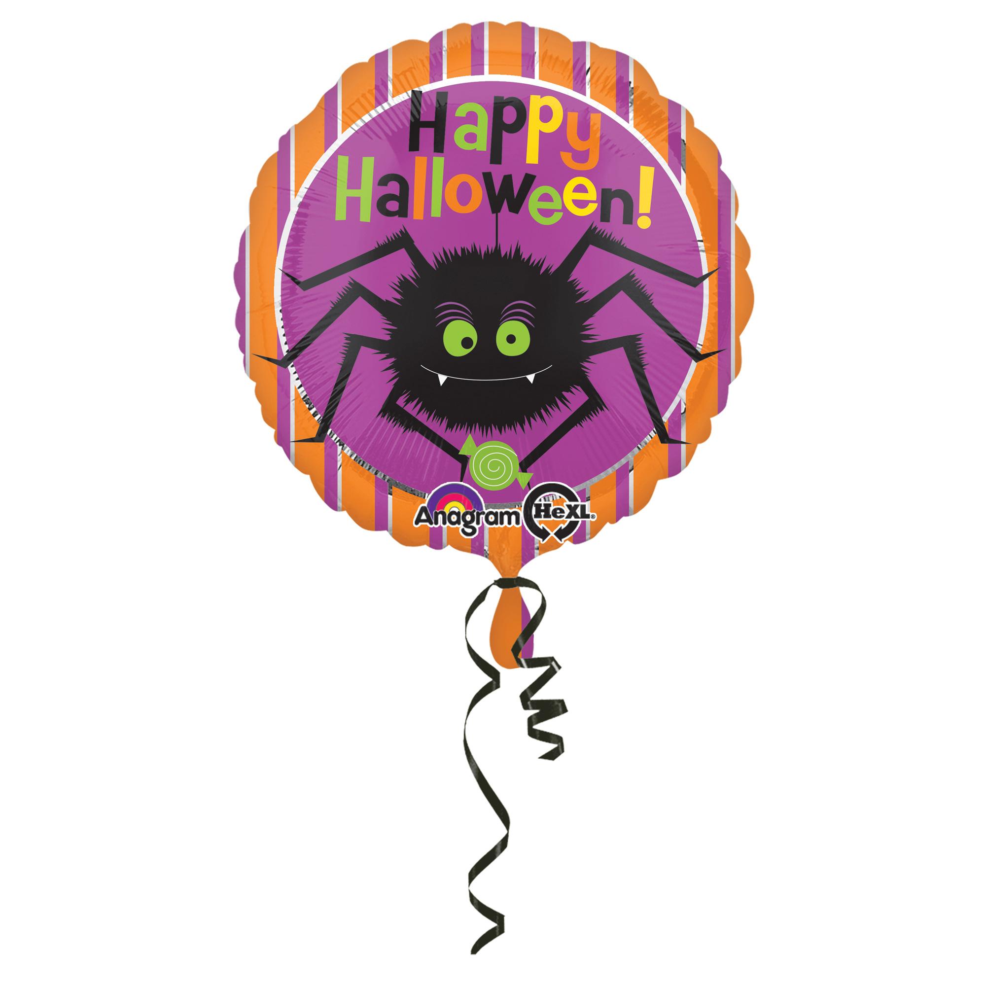 Cute Halloween Spider Foil Balloon 18in Balloons & Streamers - Party Centre