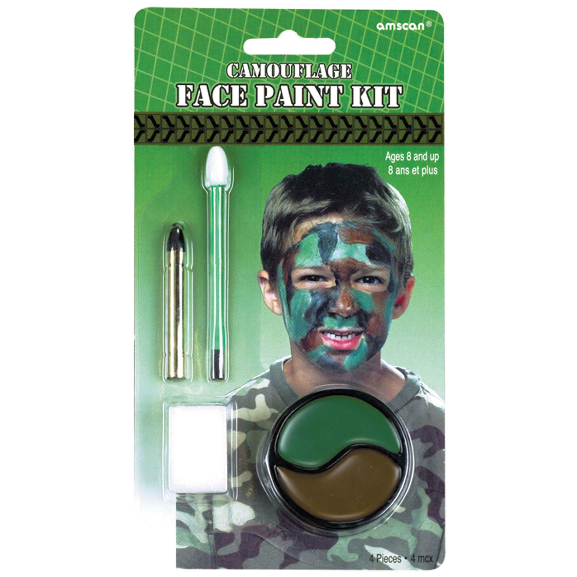 Camouflage Face Paint Kit Favor Party Favors - Party Centre