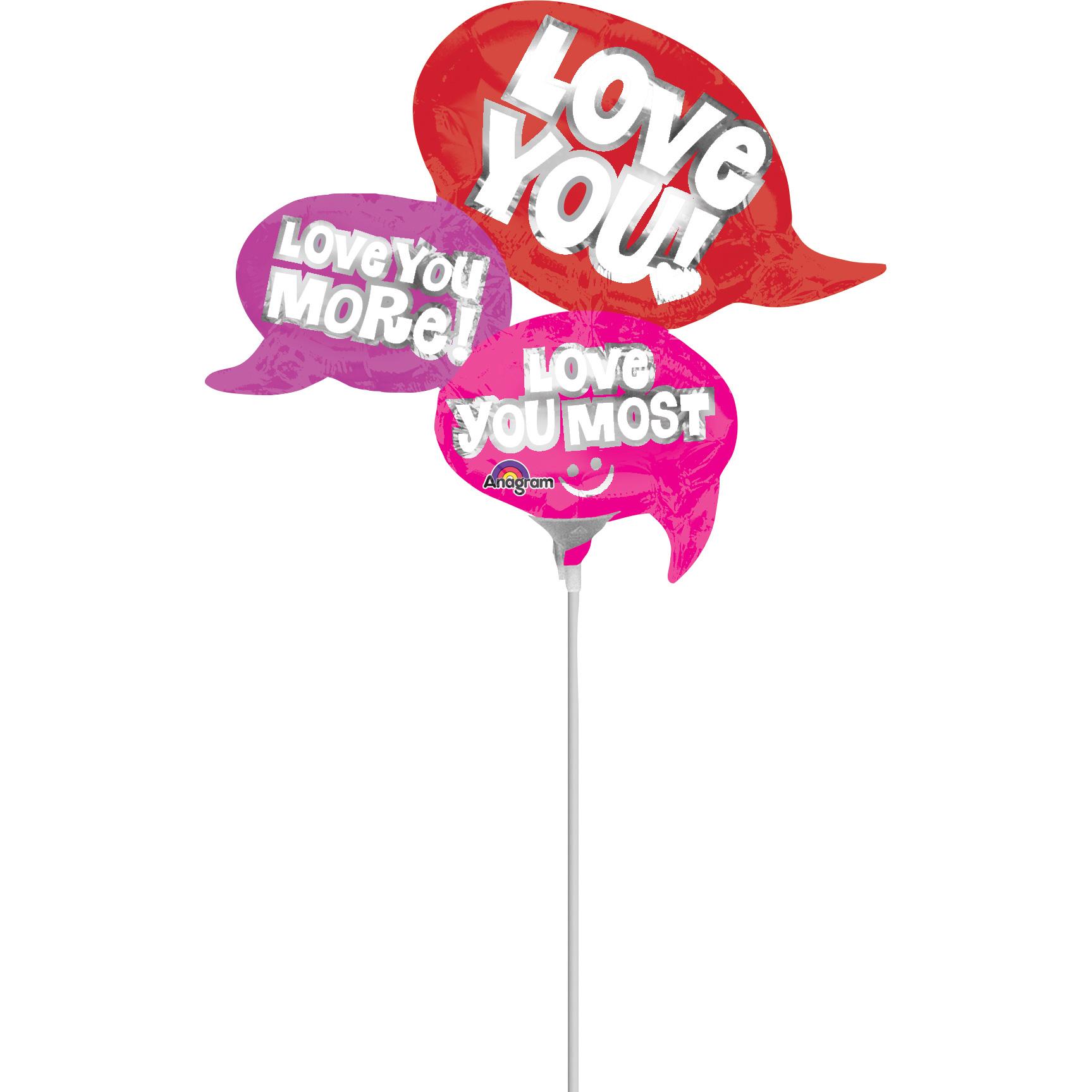 All You Need is Love Mini Shape Foil Balloon Balloons & Streamers - Party Centre
