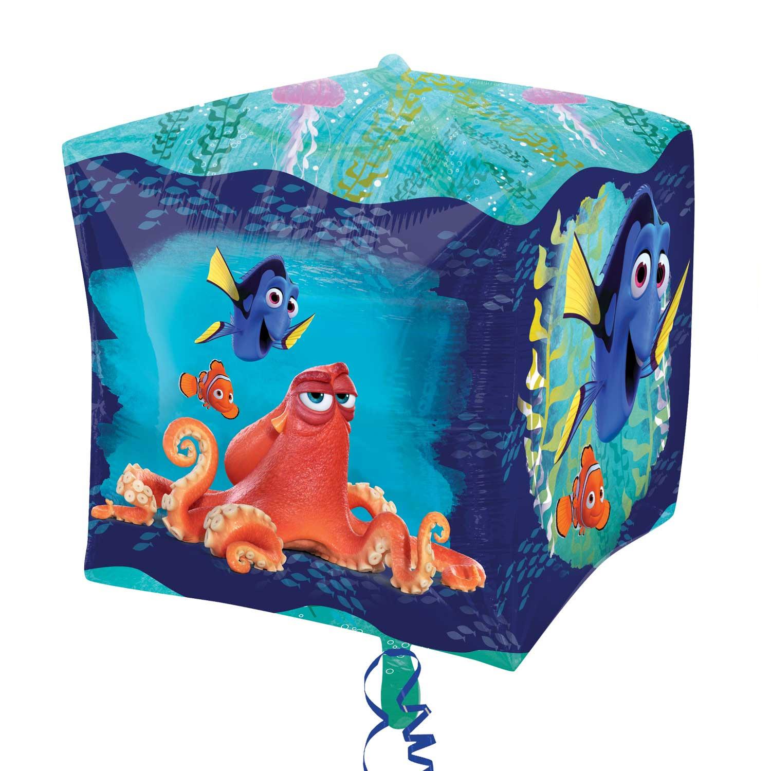 Finding Dory UltraShape Cubez 15in Balloons & Streamers - Party Centre