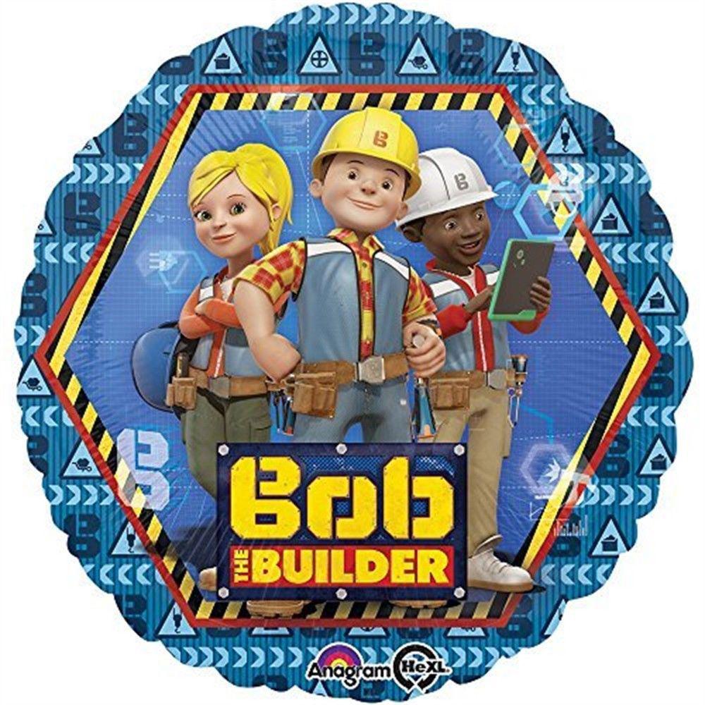 Bob the Builder Foil Balloon 18in Balloons & Streamers - Party Centre