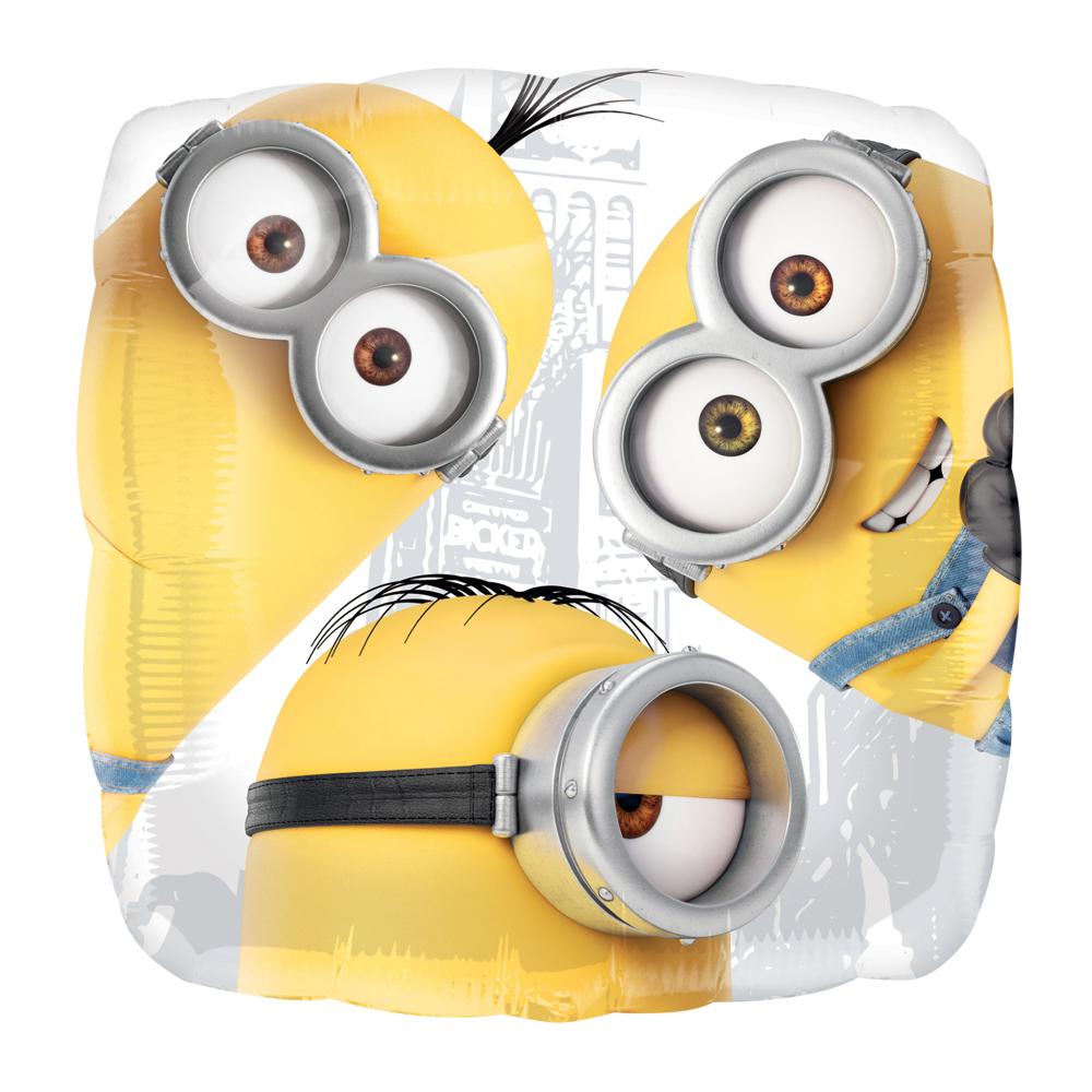 Despicable Me Group Square Foil Balloon 18in Balloons & Streamers - Party Centre