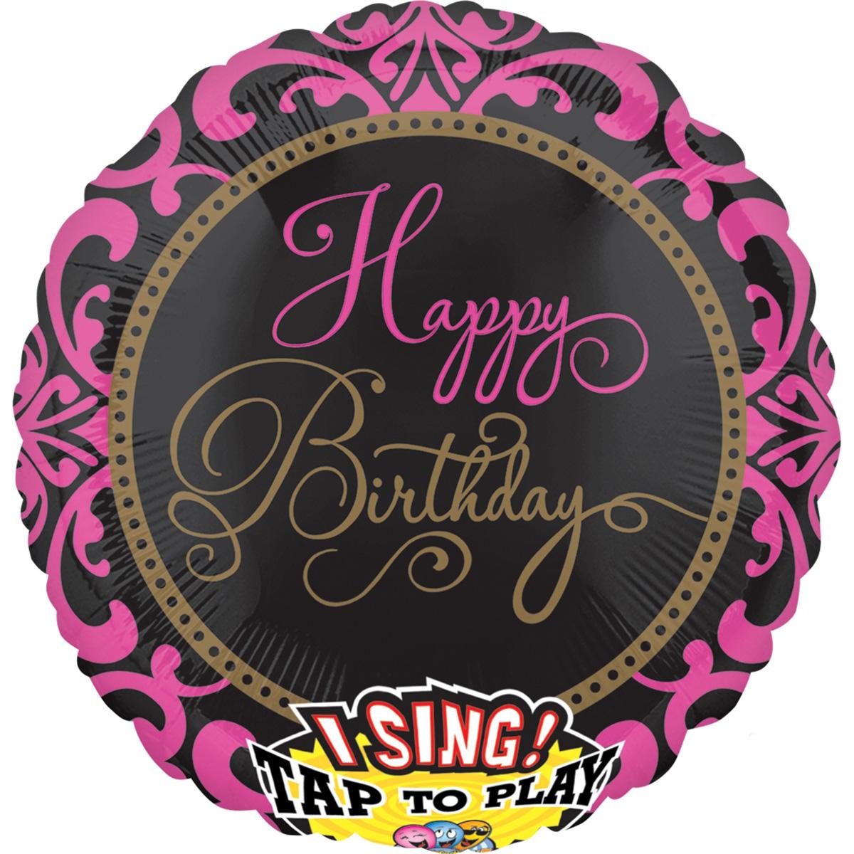 Fabulous Celebration Sing-A-Tune Jumbo Foil Balloon 28in Balloons & Streamers - Party Centre