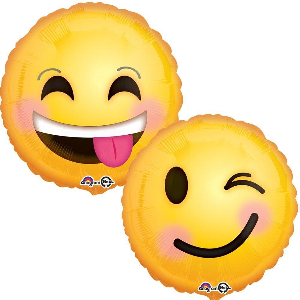 Emoticon Smile Foil Balloon 18in Balloons & Streamers - Party Centre
