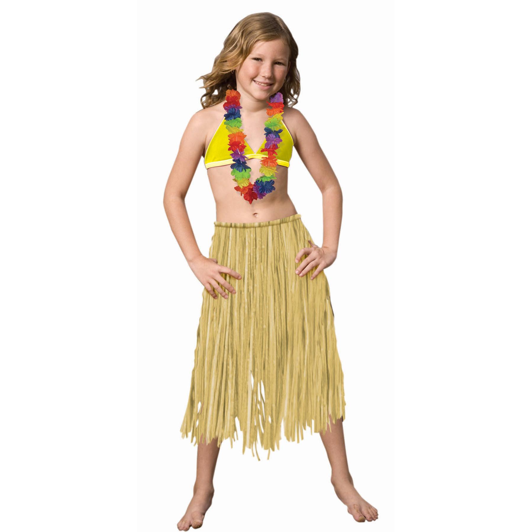 Child Natural Grass Skirt 20 x 22in Costumes & Apparel - Party Centre