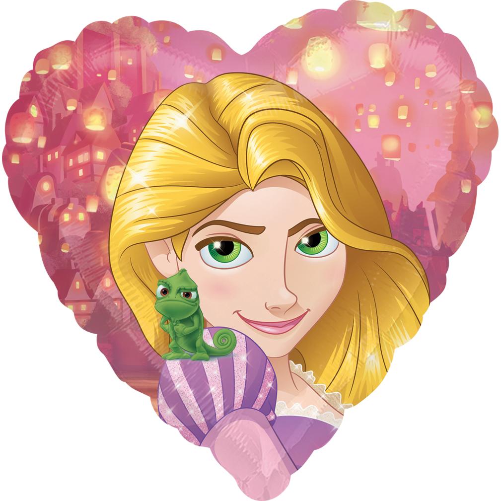 Rapunzel Heart Balloon 18in Balloons & Streamers - Party Centre