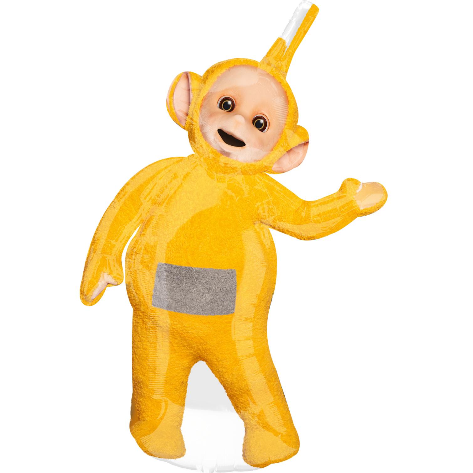 Teletubbies Laa Laa SuperShape 24x41in Balloons & Streamers - Party Centre