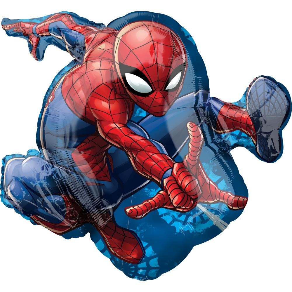 Spiderman SuperShape Foil Balloon 43x73cm Balloons & Streamers - Party Centre
