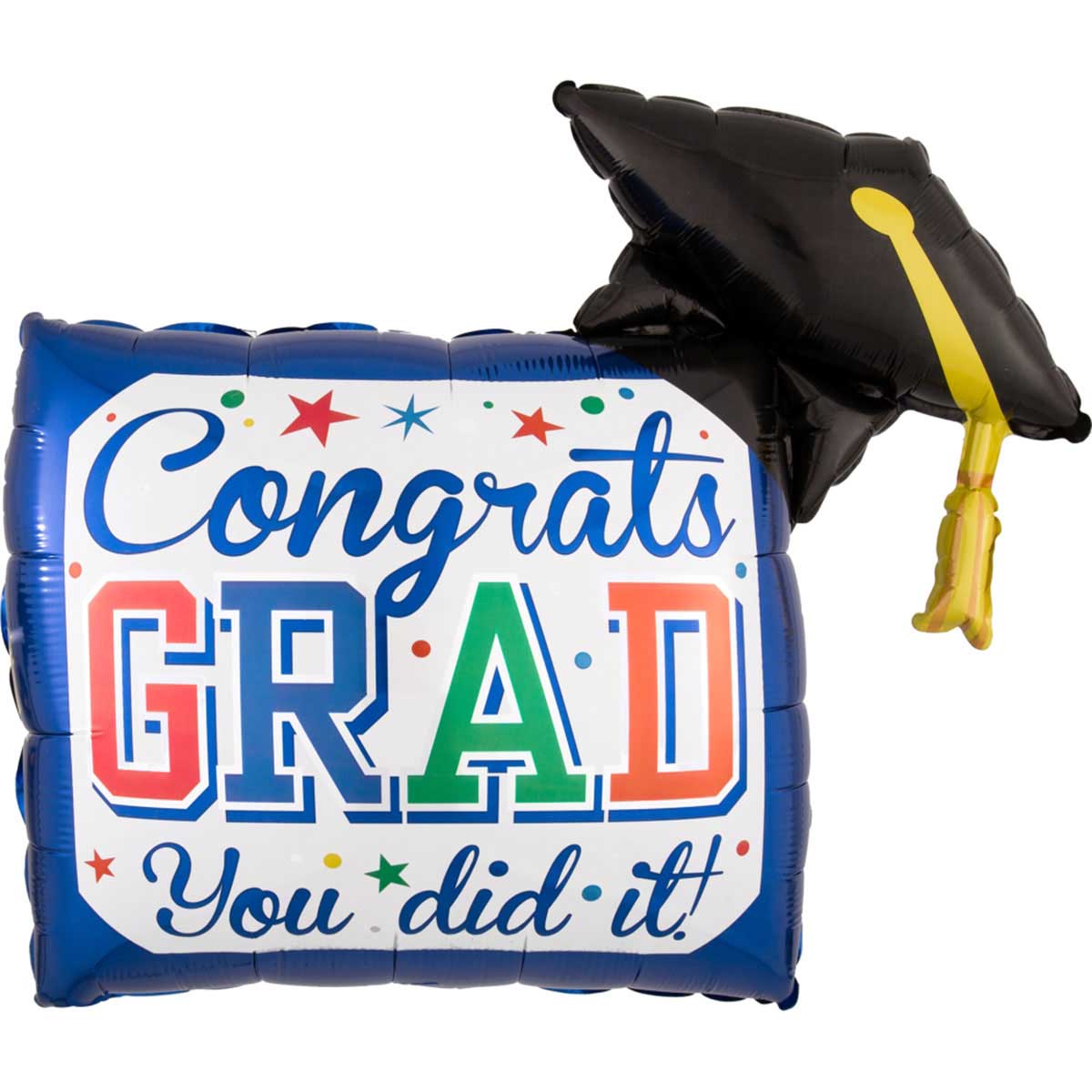 Diploma & Hat SuperShape Balloon 76x63cm Balloons & Streamers - Party Centre