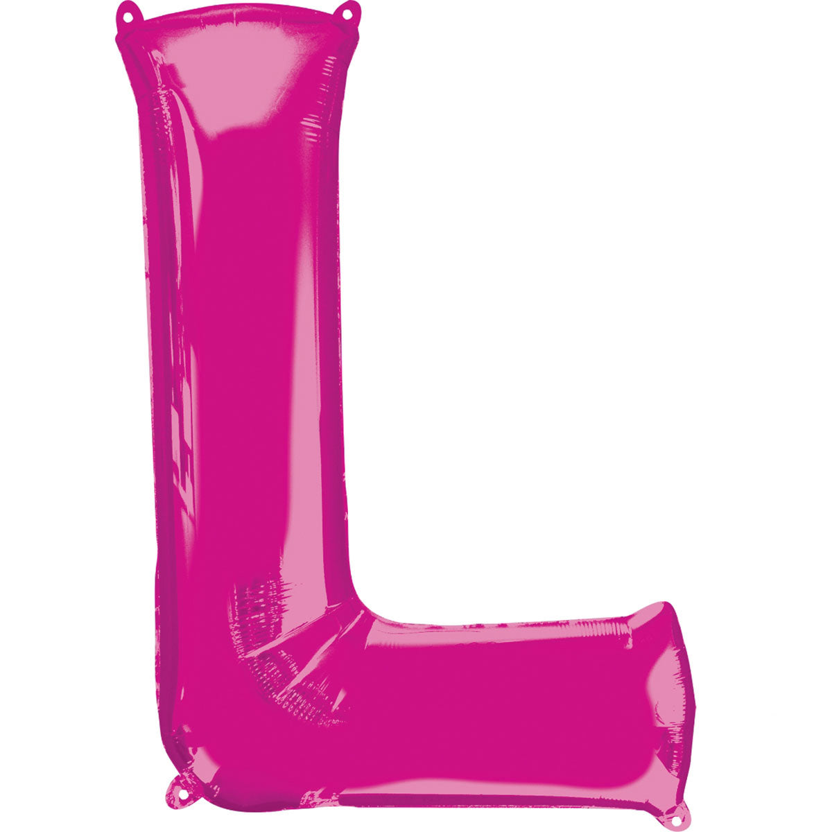 Letter L Pink SuperShape Foil Balloon 53x81cm Balloons & Streamers - Party Centre