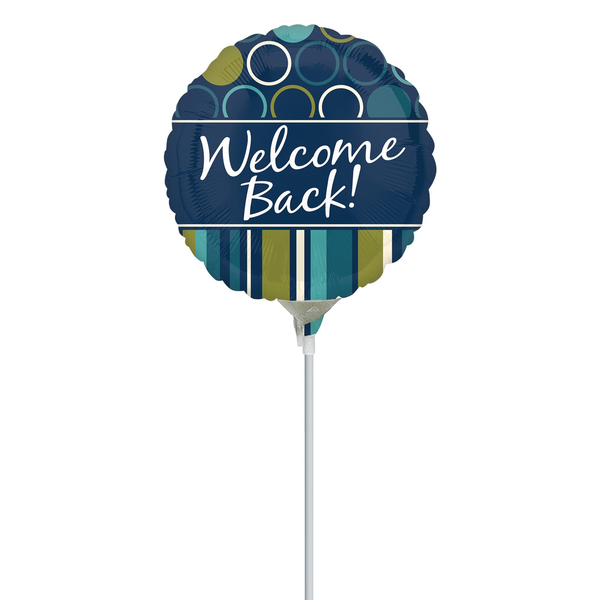 Welcome Back Foil Balloon 23cm Balloons & Streamers - Party Centre
