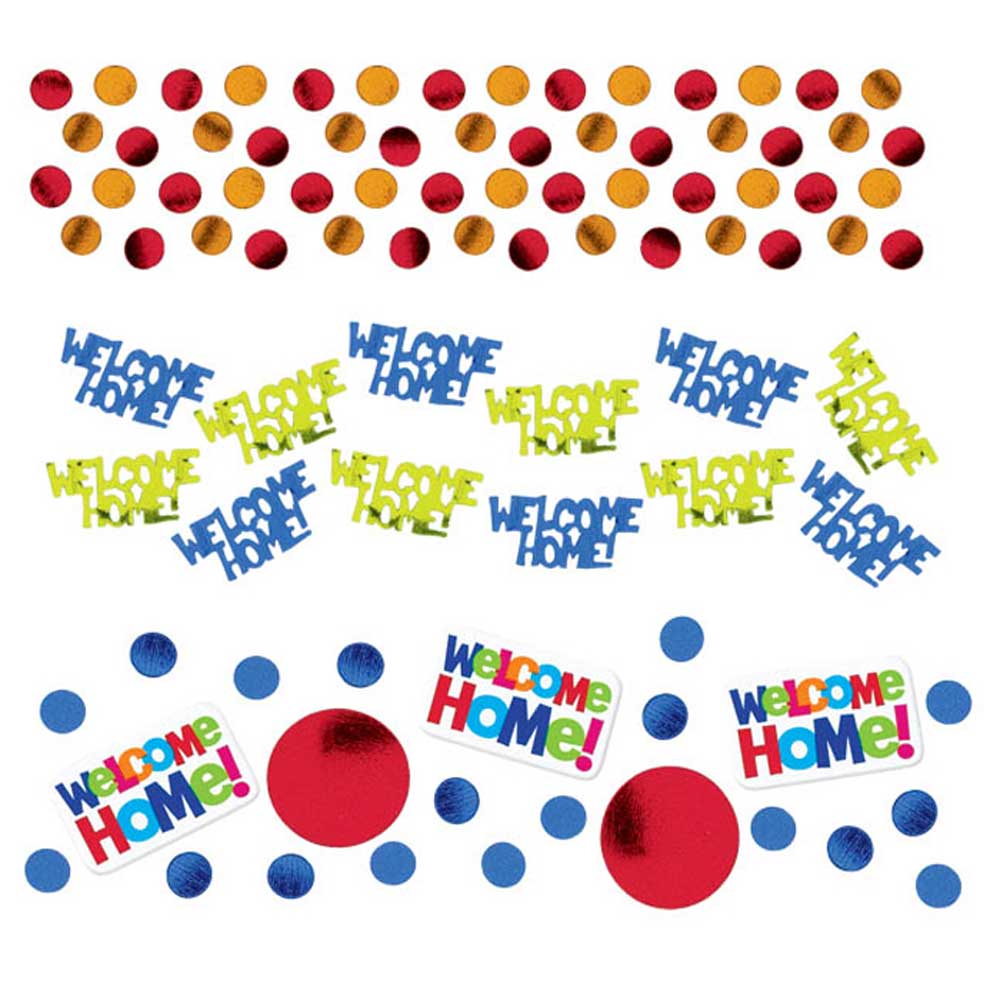Welcome Home Confetti Value Pack Decorations - Party Centre