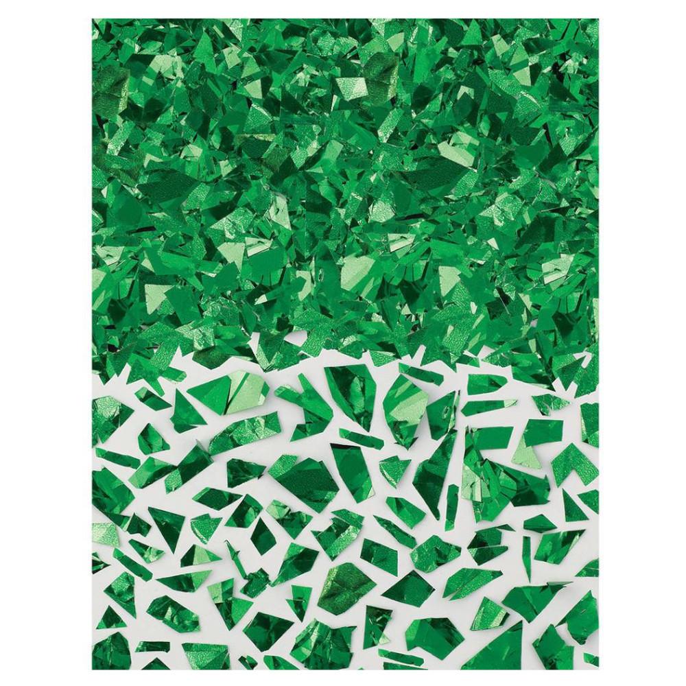 Green Sparkle Foil Shred Confetti 1.5oz Decorations - Party Centre