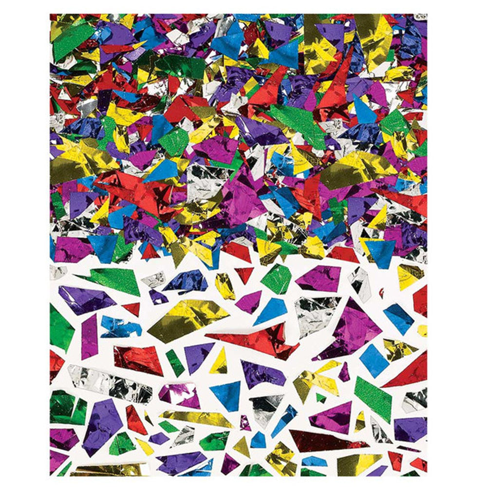 Multi Sparkle Foil Shred Confetti 1.5oz