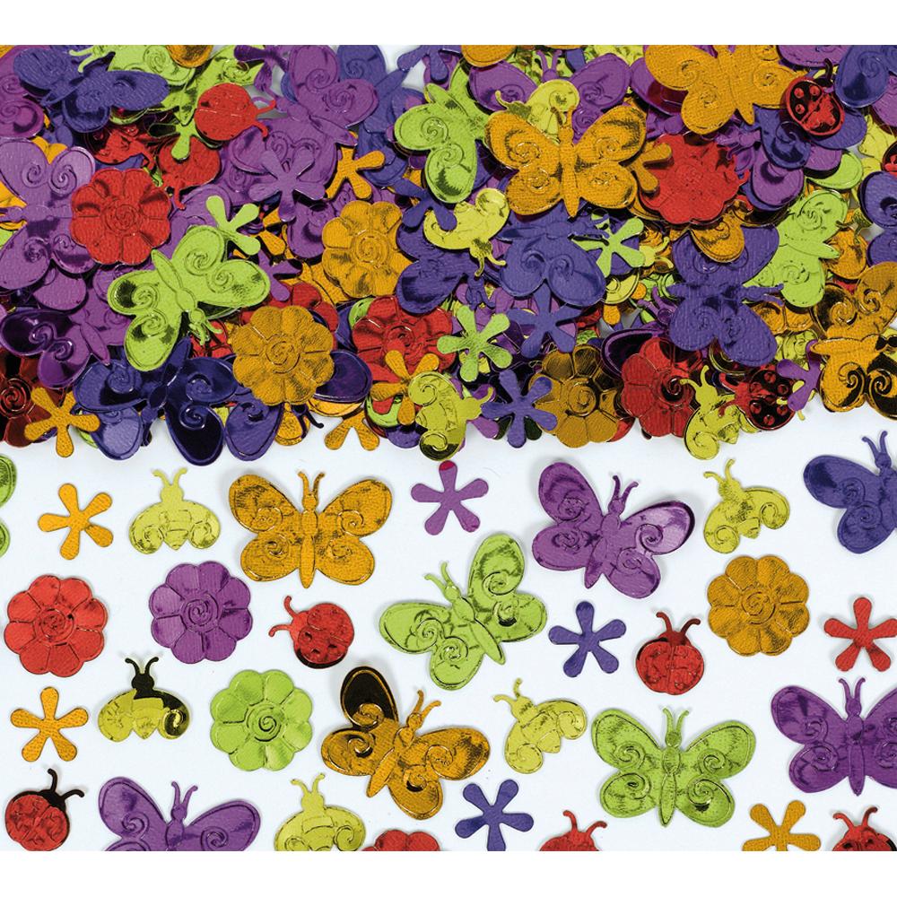 Butterflies And Flowers Confetti 2.5oz Decorations - Party Centre