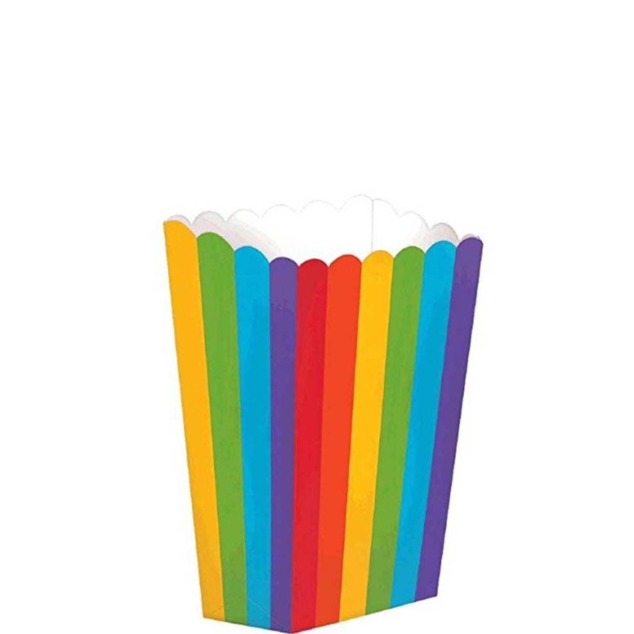 Rainbow Small Popcorn Box Favours - Party Centre