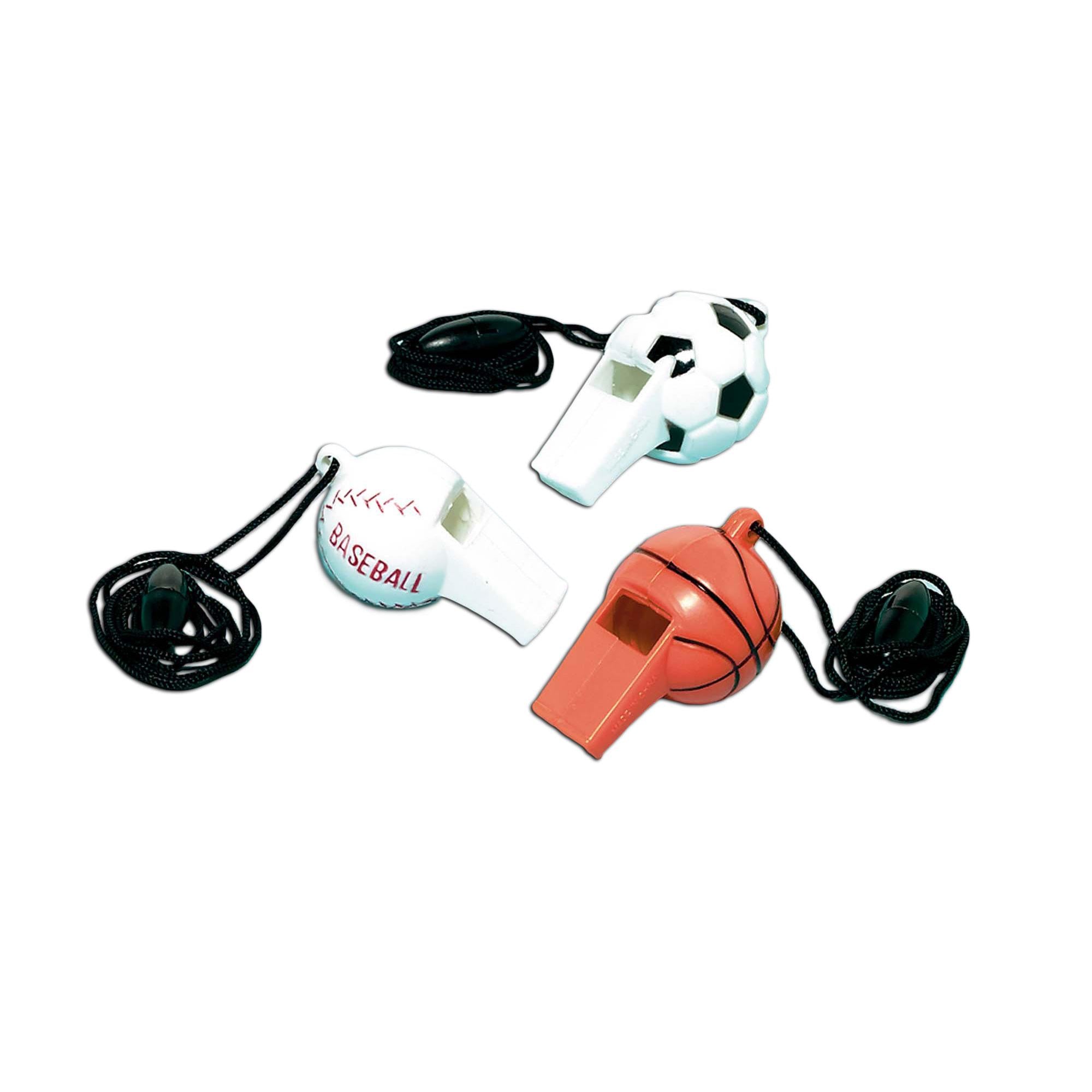 Sports Ball  Assorted Whistle Favors 12pcs Party Favors - Party Centre