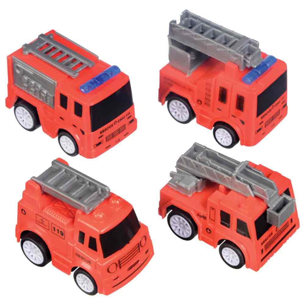 First Responders Fire Truck Favors 4pcs