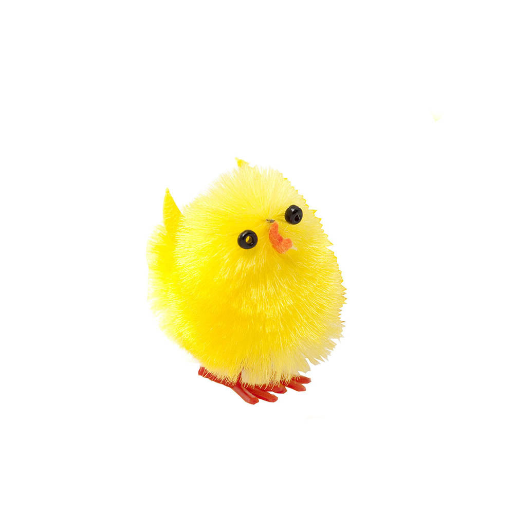 Easter Small Chenille Chick Favor 3/4in, 12pcs Favours - Party Centre