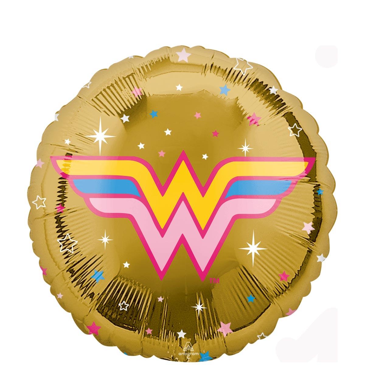 Wonder Woman Foil Balloon 45cm Balloons & Streamers - Party Centre