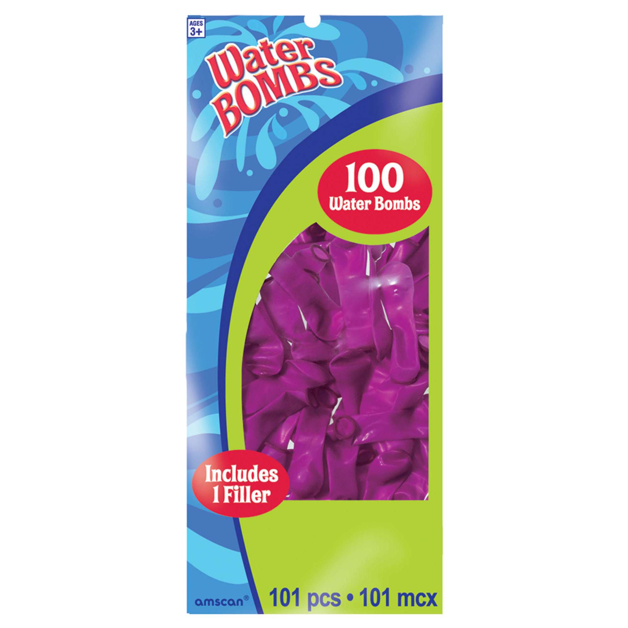 Neon Purple Waterbomb 100pcs Party Favors - Party Centre