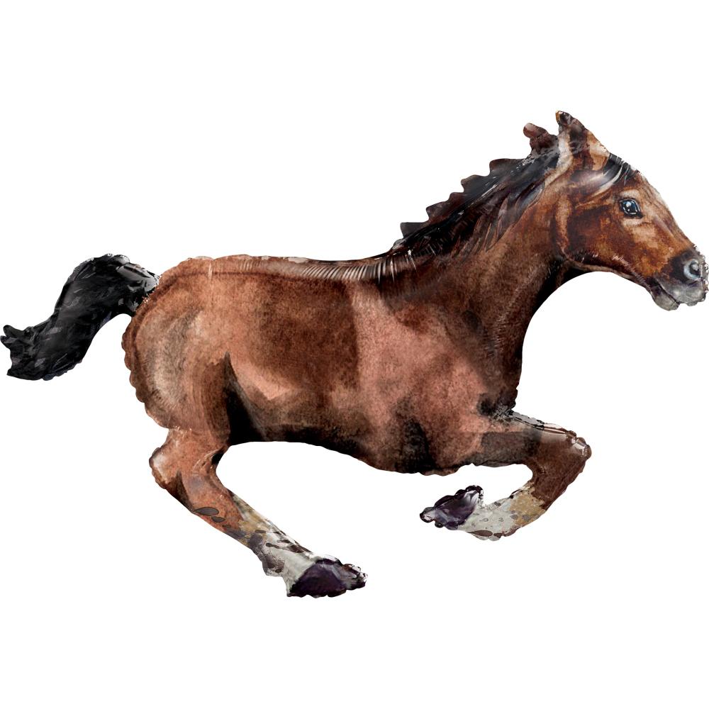 Galloping Horse SuperShape Balloon 101x63cm Balloons & Streamers - Party Centre