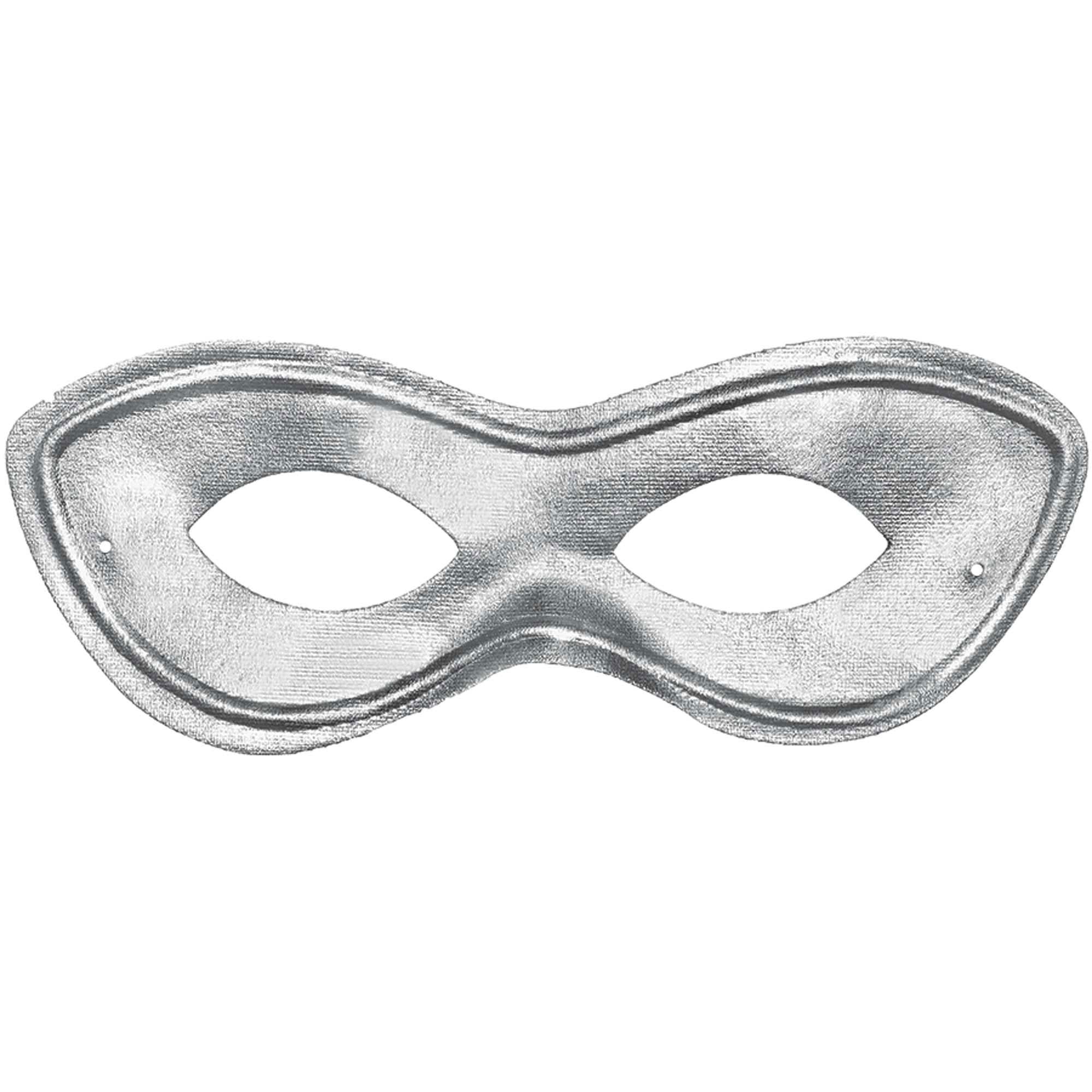 Silver Superhero Mask Costumes & Apparel - Party Centre