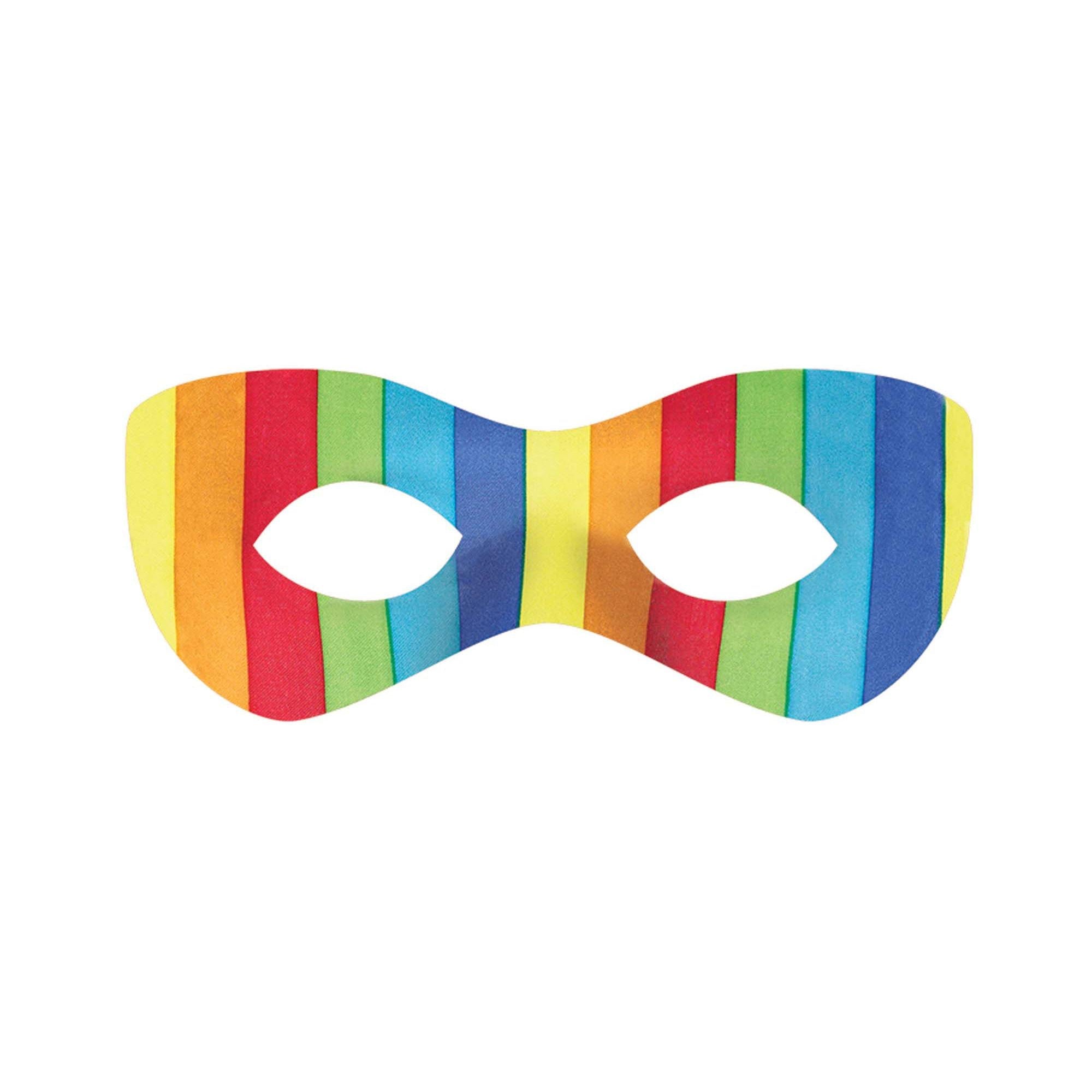 Rainbow Superhero Mask Costumes & Apparel - Party Centre