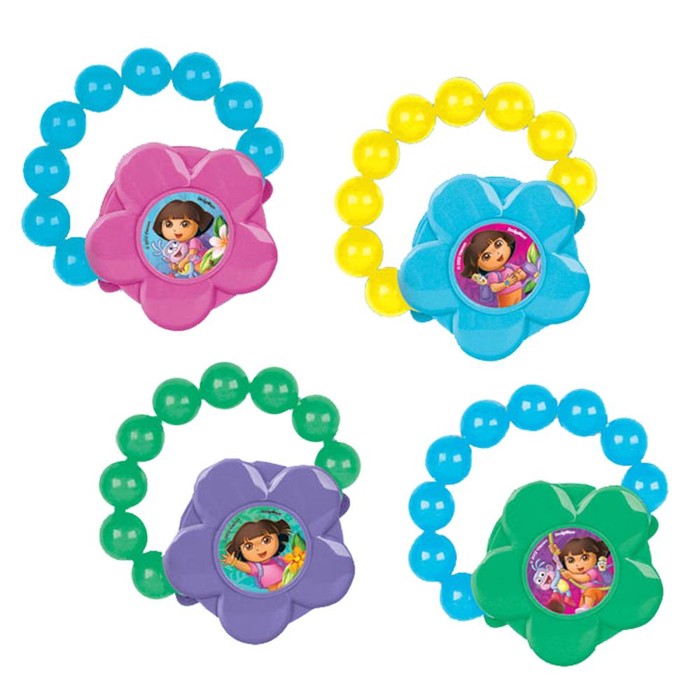 Dora's Flower Adventure Bracelet Gloss Favors 4pcs Party Favors - Party Centre