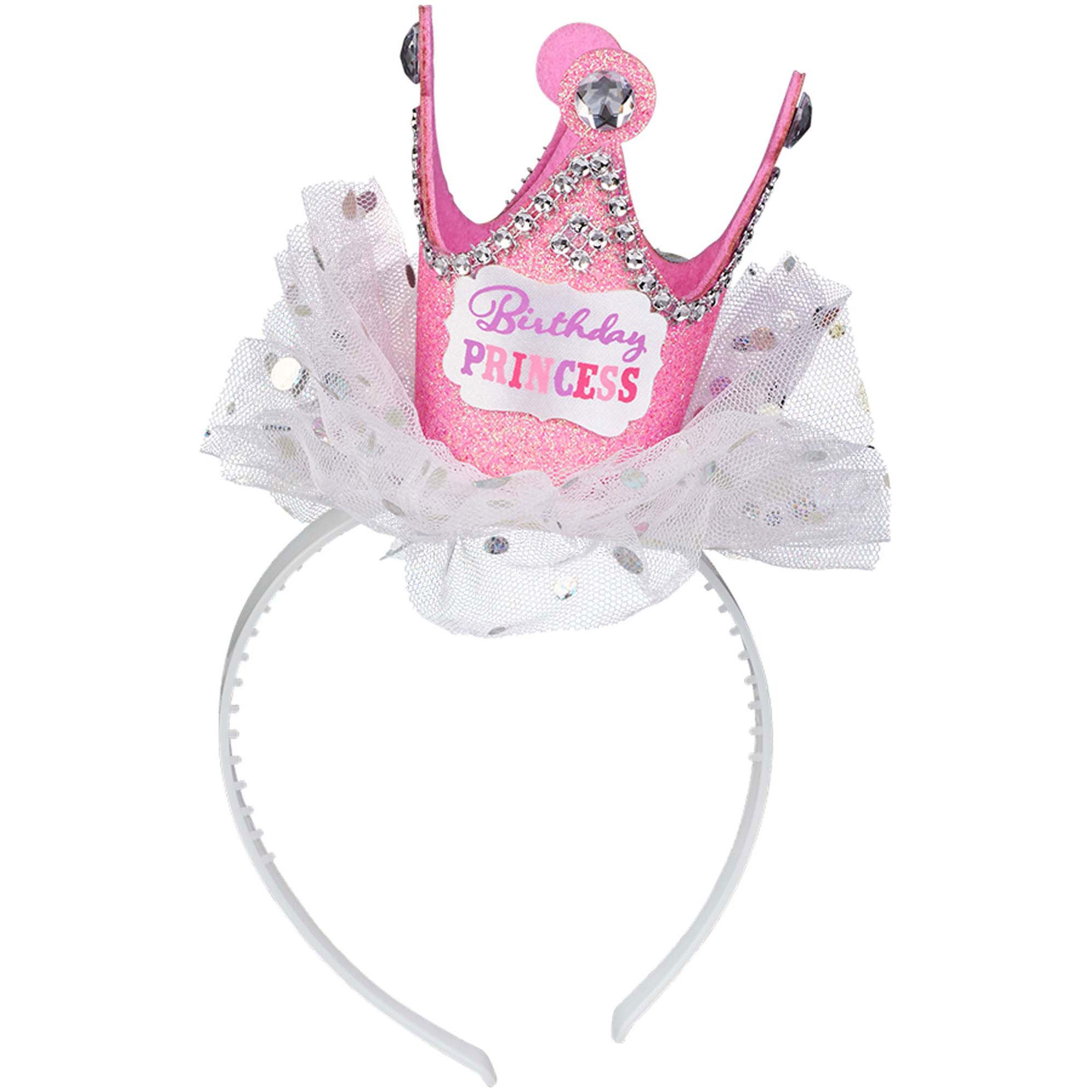 Birthday Princess Crown Headband Costumes & Apparel - Party Centre