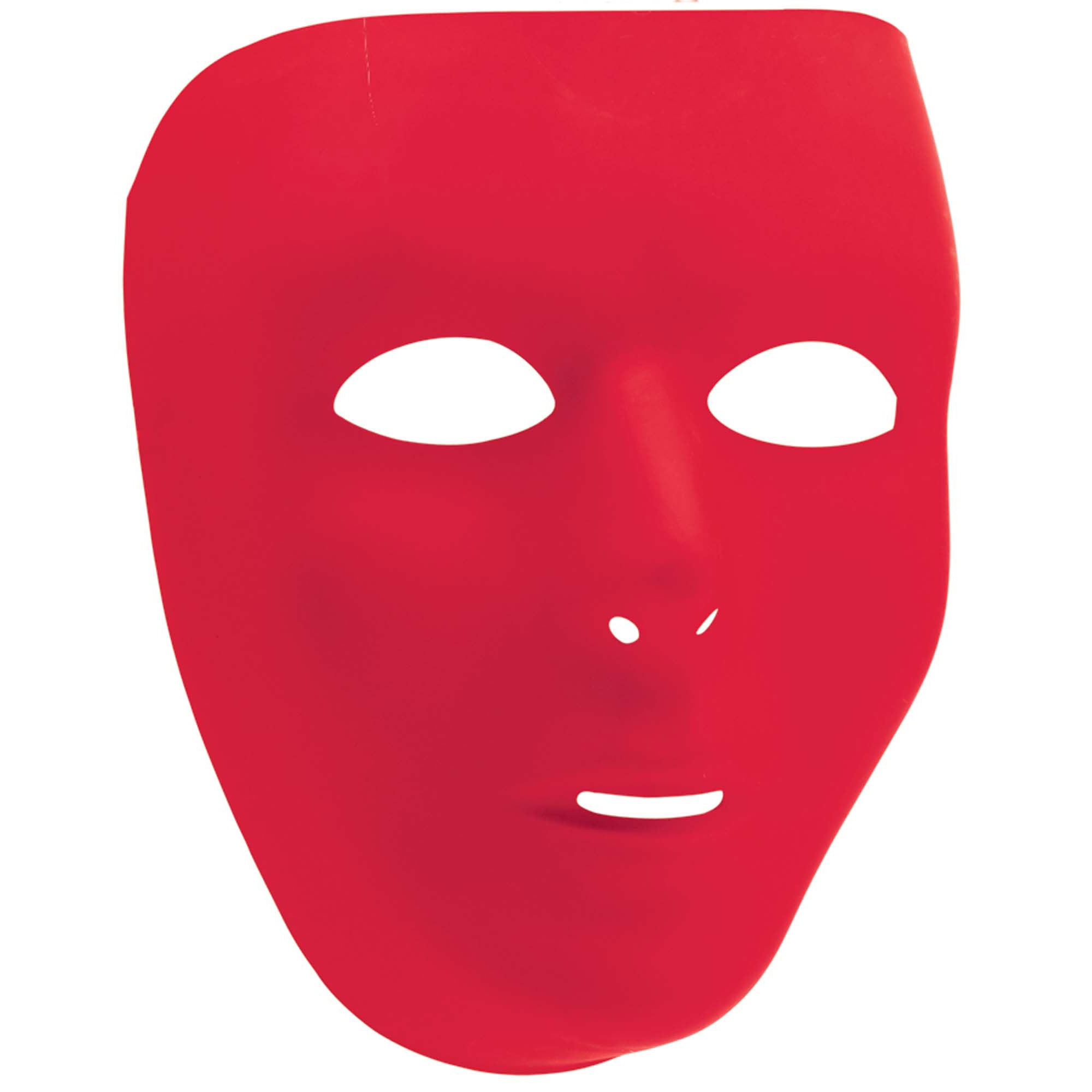 Mask Full Face Red Costumes & Apparel - Party Centre