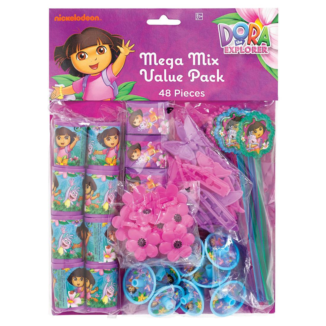 Dora's Flower Adventure Mix Mega Value Pack 48pcs Party Favors - Party Centre