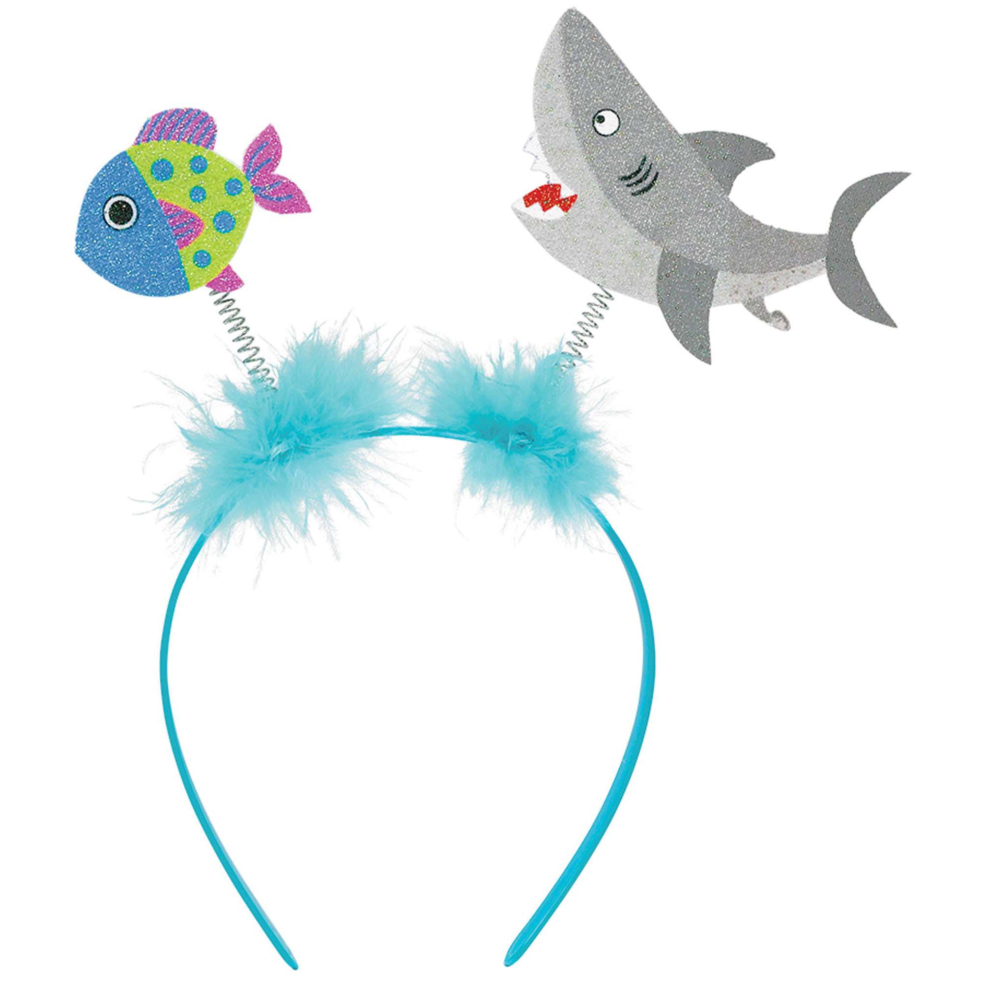 SHARK AND FISH HEADBOPPER Costumes & Apparel - Party Centre