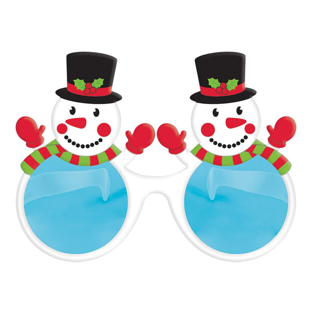 Snowman Giant Glasses Costumes & Apparel - Party Centre